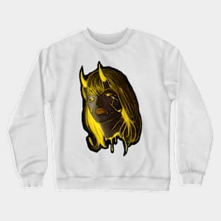 Honey (background) Crewneck Sweatshirt